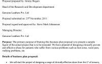franchise business proposal template