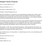 Charity Proposal Template