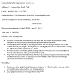 School Charity Proposal Template