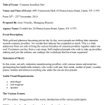 Event Proposal Template