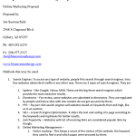 Online Marketing Proposal Template