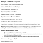 Technical Proposal Sample