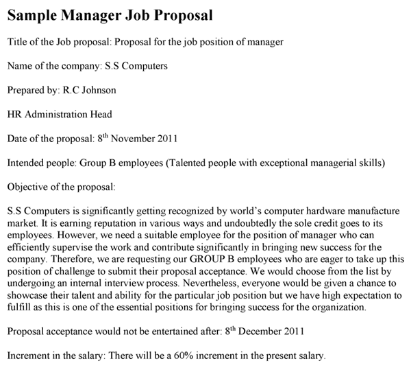 Hiring Proposal Letter from www.proposal-samples.com