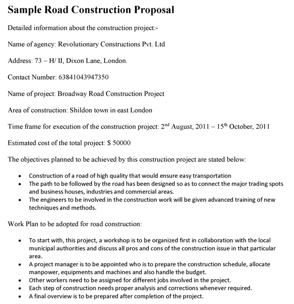 Construction Work Proposal Template from www.proposal-samples.com