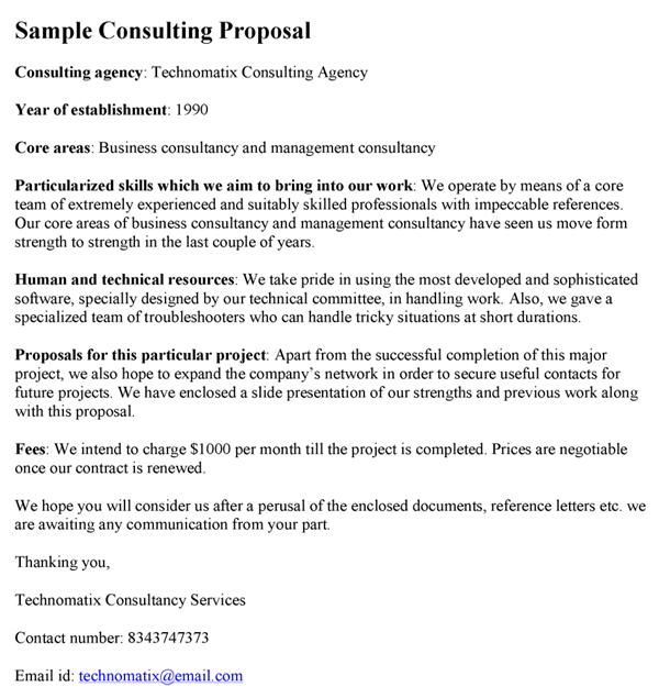 Sample Proposal Letter For Consulting Services from www.proposal-samples.com