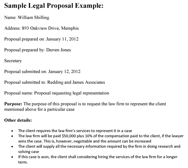 law research proposal template