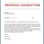 Proposal Cover Letter Template