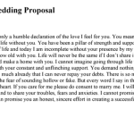 Wedding Proposal Template